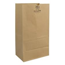 PAPER BAG / BROWN / 25 LB /  500 PER BUNDLE