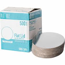 FLAT BOARD LIDS FOR 7" ROUND CONTAINERS (500/CS)