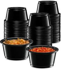 4 OZ PORTION CUP / EMPRESS / BLACK (50/50/2500)