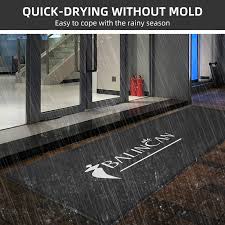 LOGO WIPER MAT . OYO HOTELS / 4' X 6' / BLACK-RED