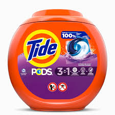 TIDE DETERGENT PODS, SPRING ME ADOW SCENT, 81 PODS/PACK (4/CS