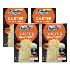 SWIFFER HEAVY DUTY DUSTER REFILL / YELLOW (6/BOX 4