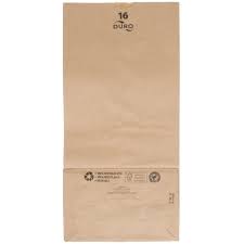 DURO 16 LB. BROWN PAPER BAG - 500/BUNDLE