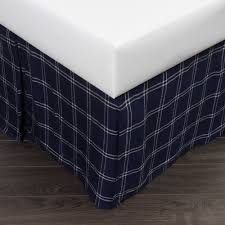 BED SKIRT / POISED NAVY / QUEEN / 60 X 80 X 15