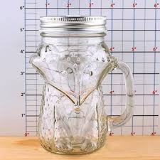 4.5 OZ BARCONIC MASON JAR WITH  HANDLE (48/CASE)