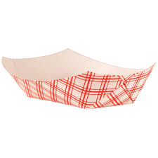 2 LB PAPER FOOD BASKETS, RED/WHITE (1,000/CS)
