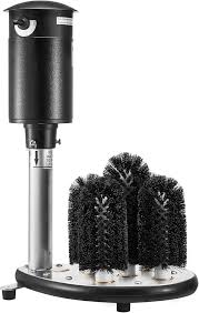 5 BRUSHES WITH ALUMINUM BASE GLASS WASHER