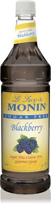 BLACKBERRY SUGAR FREE / MONIN / 1 LITER / (4/CS)