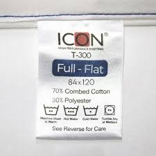 FLAT SHEET / QUEEN / ICON 300  / 94 X 120 (DOZEN)