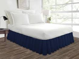 BED SKIRT / POISED NAVY / FULL / 54 X 80 X 15 (EACH)