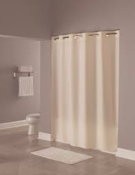 SHOWER CURTAIN / 71 X 74 / WITHOUT WINDOW / BEIGE / !00%
