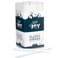 CLEAR SIP STRAW 5.25 INCH (1,0 00/BOX) (10,000/CASE)