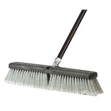 18" PUSH BROOM WITH 60" METAL HANDLE (EACH)