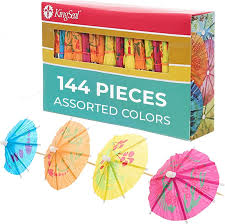 COCKTAIL PICKS - PARASOL (UMBRELLA) / PACK OF 144