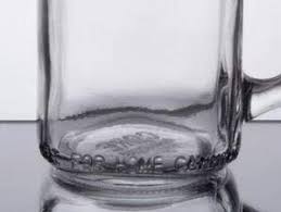 16 OZ BARCONIC MASON JAR MUG GLASS / WITH HANDLE (12/CASE)