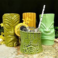 BARCONIC TIKI DRINKWARE -FLAMINGO - 16 OZ (EACH)