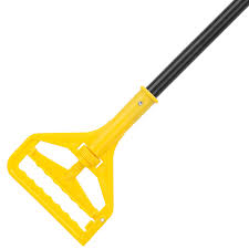 MOP HANDLE / YELLOW / QUICK  CHANGE / 60" ALUMINUM (EACH)