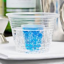 BOMBSHOTZ CUP - NEON BLUE - SL EEVE 50 (500/CS)