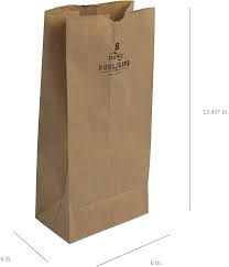 QUART-SIZED BROWN PAPER BAG / 35 LBS (500/BNDL)