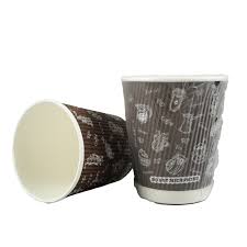 HOT CUP / RIPPLE / WRAPPED / 9 OZ / 900 PER CASE [CASE]