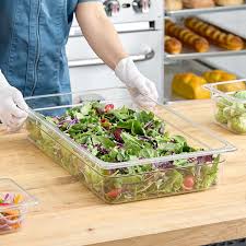 FULL SIZE / CLEAR / POLYCARBONATE FOOD PAN / 4"