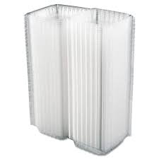 8.3 X 8.3 / 1 CMPMT / CLEAR PLASTIC HINGED TRAY (250/CS)