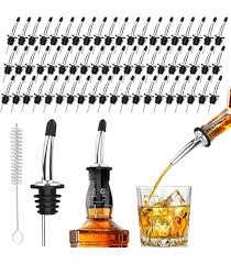 SQUARE TIP SCREENED POURER / SMOKE / PACK OF 12