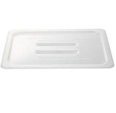 1/3 SIZE CLEAR POLYCARB FOOD PAN LID WITH HANDLE [EACH]