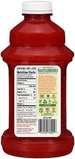 SACRAMENTO TOMATO JUICE / 46 OZ PLASTIC BOTTLE / 8 PER