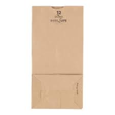 DURO 12 LB. BROWN PAPER BAG - 500/BUNDLE