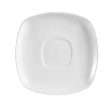 6" WHITE SQUARE PORCEAIN PLATE (36/CS)