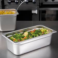 1/3 SIZE / 4" DEEP / 24 GAUGE / ANTI JAM STAINLESS STEEL