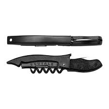 BLACK DOUBLE LEVER CORKSCREW WINE KEY