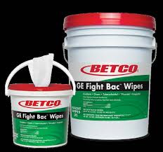 BETCO GE FIGHT BAC / DISINFECT ING WIPES (500/BUCKET)