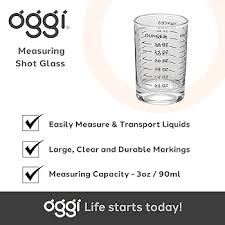 GLASS JIGGER- CURVE GLASS MEASURER 3OZ