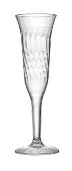 CHAMPAGNE FLUTE / 5 OZ / PLASTIC / ONE-PIECE (8/PACK)