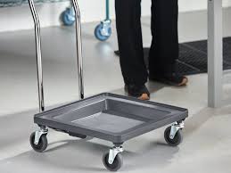 GLASS RACK DOLLY / GRAY (EACH)