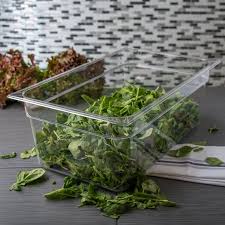 FULL SIZE / CLEAR / POLYCARBONATE FOOD PAN / 8"