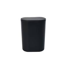 IMPACT WASTEBASKET SOFT SIDE BLACK 14 QT RECTANGULAR SINGLE