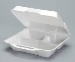 GENPAK 9" WHITE 3-COMPARTMENT FOAM PLATE - 4/125 CASE (500)