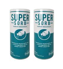 FRESH PRODUCTS SUPERSORB TURNS LIQUIDS TO SOLIDS ABSORBS 60X