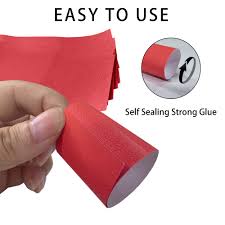 RED SELF-ADHERING PAPER NAPKIN BAND - (2,000/BOX)