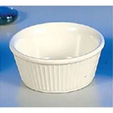 RAMEKIN / 4 OZ / WHITE FLUTED / 12 PER CASE (CASE)