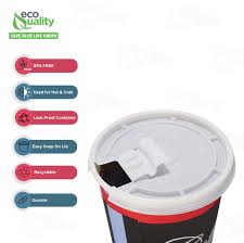 FLAT HOT CUP LID / WHITE (10/100/1,000)
