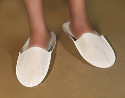 ROYAL PAPER RHM6P DISPOSABLE PAPER SLIPPERS PAIR - 1000/CS