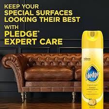 PLEDGE FURNITURE POLISH / 9.7  OZ AEROSOL SPRAY / LEMON (6/CS
