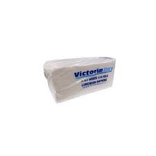 LUNCHEON NAPKIN / WHITE / 1-PLY / 1/4 FOLD / 12" X 12"