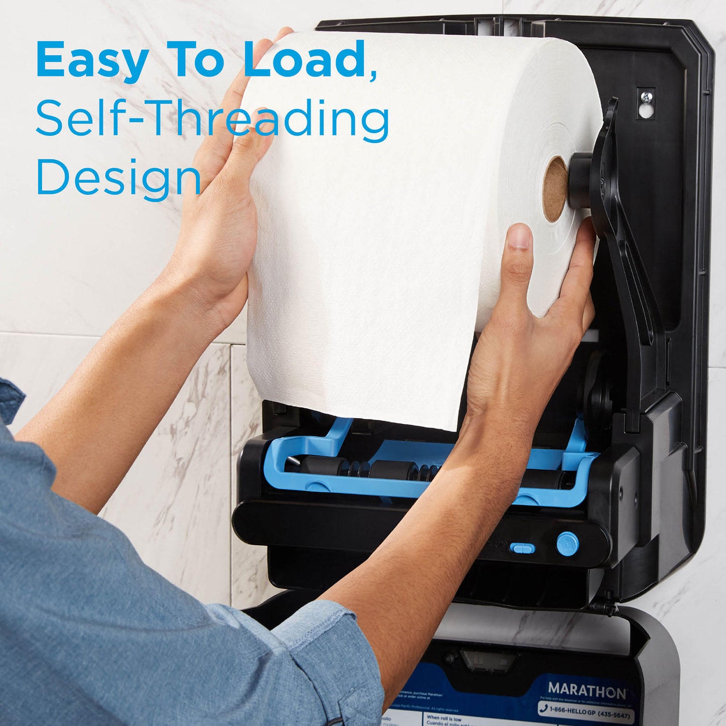 8" HARDWOUND TOWEL DISPENSER / HANDS FREE (EACH)