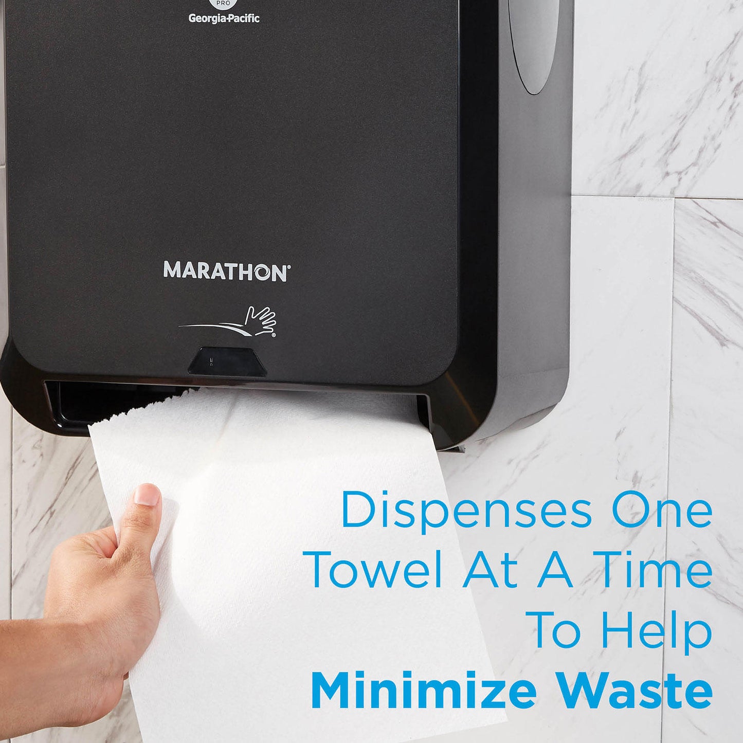 8" HARDWOUND TOWEL DISPENSER / HANDS FREE (EACH)