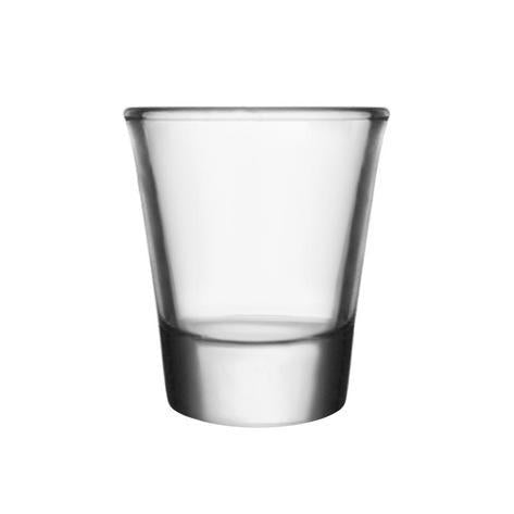 BARCONIC® 1.5 OZ CLEAR THICK BASE SHOT GLASS | CASE 72